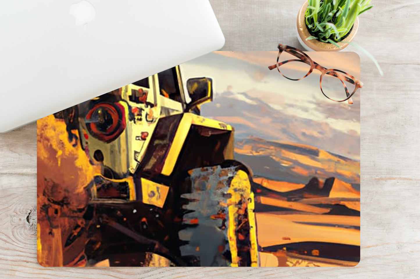 Jeeping Adventure Pixel Art Large Mouse Pad